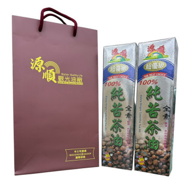 超特100%苦茶油﹝低溫壓榨﹞(570ml) (ENP570)2入組(附提袋)